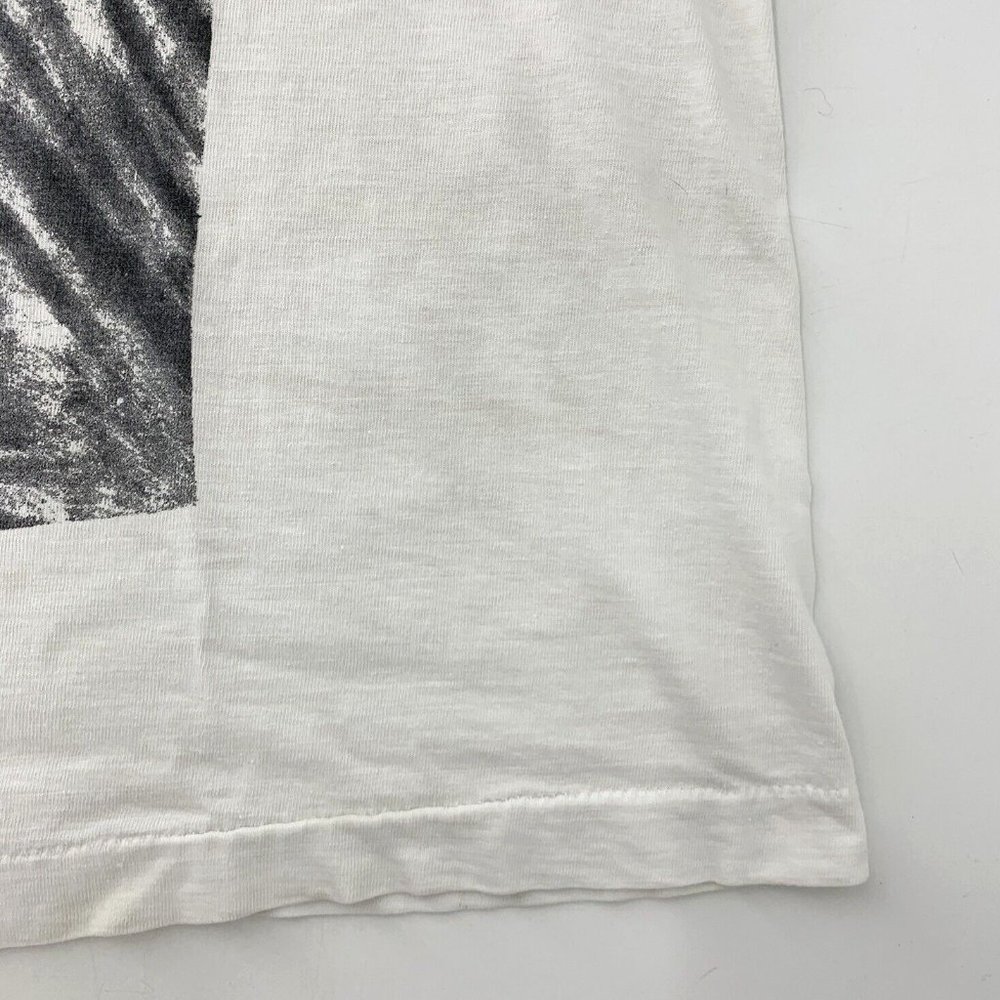 VTG 90s Malcolm X Big Face AOP Print Shirt Mens XL Hip Hop Black History Rap USA - Picture 12 of 13